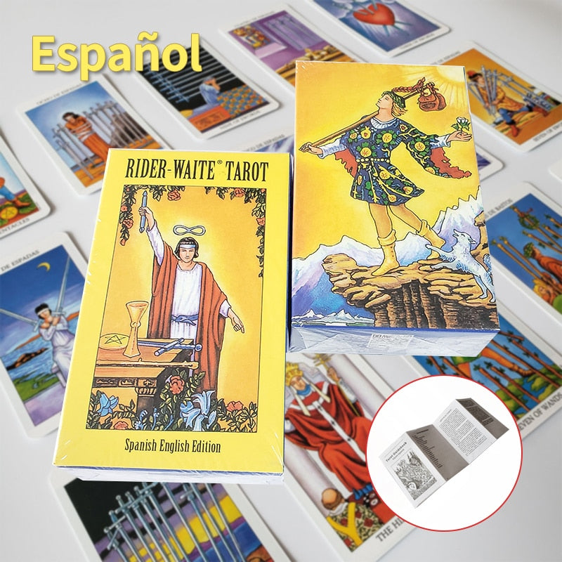 Astrologia Tarot Cards with Guidebook, Espanhol Oracle Deck
