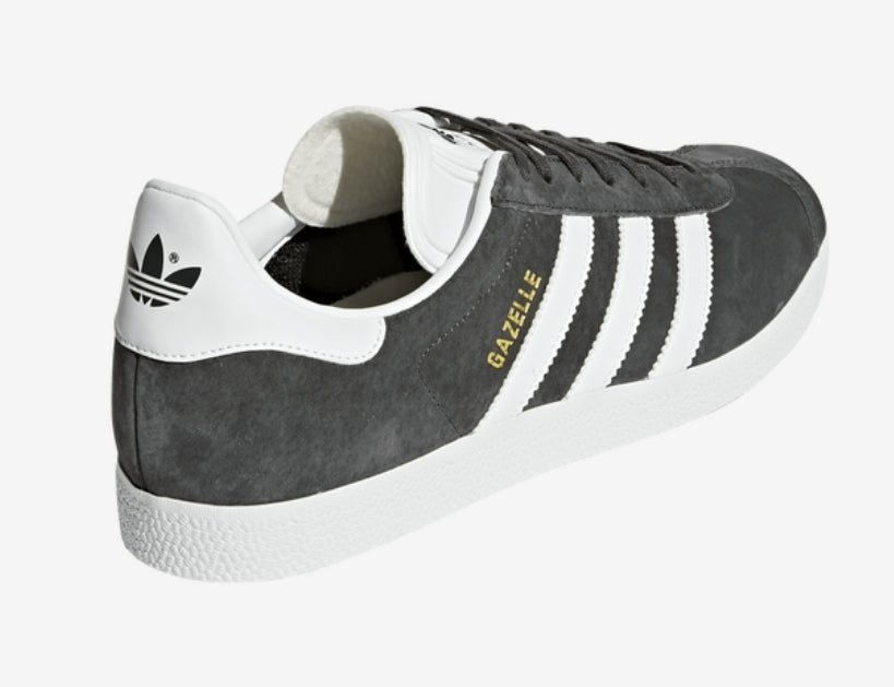 Gray and White Suede OG Gazelles – SINTRICITY26