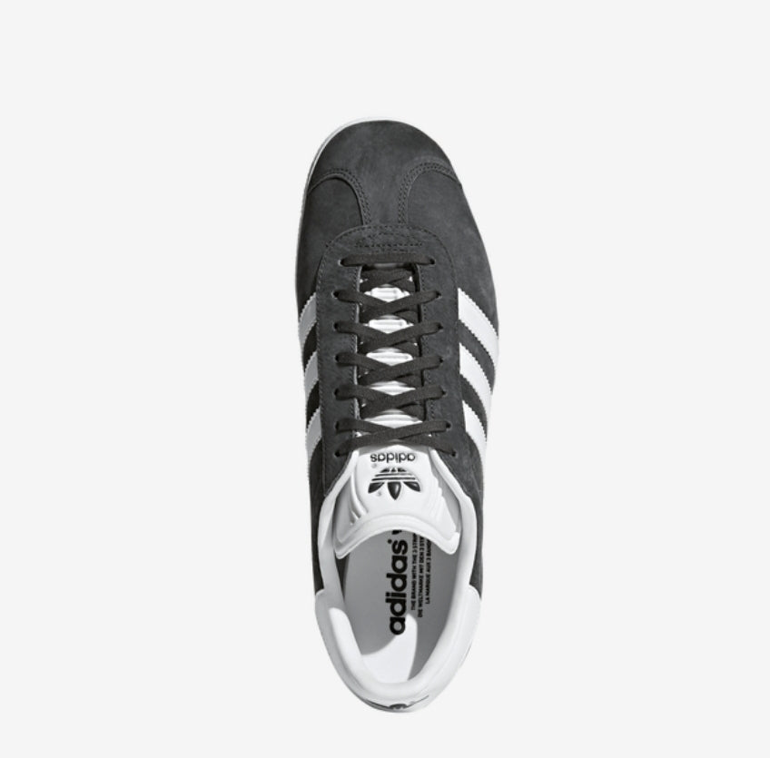 Gray and White Suede OG Gazelles – SINTRICITY26